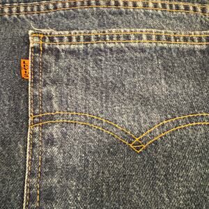 Vintage Levis 517 Jeans Mens 40x30 Denim Straight Leg Made in USA Orange Tab 90s